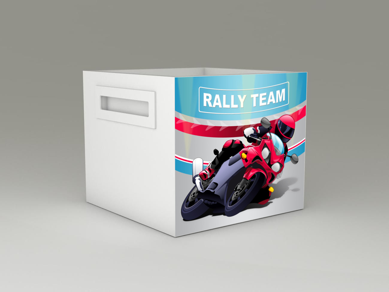 Becks úložný box na hračky Motorka